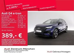 Navarrablau metallic Gebraucht 2021 Audi Q4 e-tron Ambiente SUV | 31.846 € (Fairer Preis)