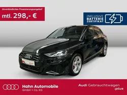 Schwarz Gebraucht 2022 Audi A3 Sportback e-tron S-Line Limousine | 28.930 € (Fairer Preis)