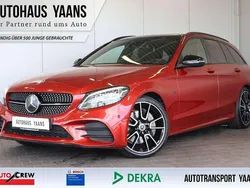 Rot Gebraucht 2020 Mercedes C300e AMG Kombi | 29.489 € (Teuer)