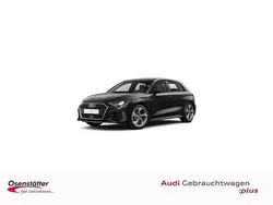 Mythosschwarz metallic Gebraucht 2023 Audi A3 S-Line | 27.650 € (Guter Preis)