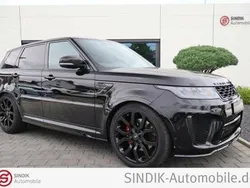 Santorini black Gebraucht 2019 Land Rover Range Rover Sport SVR SUV | 73.980 € (Etwas zu teuer)