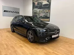 Obsidianschwarz metalliclack Gebraucht 2023 Mercedes C300e AMG line Kombi | 42.840 € (Fairer Preis)