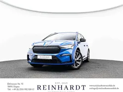 Raceblau metallic Gebraucht 2021 Skoda Enyaq iV SportLine SUV | 28.505 € (Etwas zu teuer)