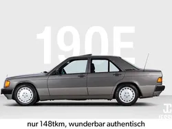 Anthrazitgarumetallic Gebraucht 1989 Mercedes 190 Limousine | 11.500 €