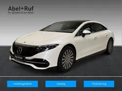 Designo diamantweiß bright weiß Gebraucht 2022 Mercedes EQS580 Limousine | 69.279 € (Superpreis)