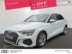 Ibisweiß Gebraucht 2022 Audi A3 Sportback e-tron S-Line Limousine | 24.980 € (Guter Preis)