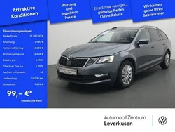 Schwarz / quarzgrau (metallic) Gebraucht 2019 Skoda Octavia Ambition Kombi | 15.980 € (Fairer Preis)