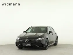 Nachtschwarz unilack Gebraucht 2025 Mercedes A200 AMG Limousine | 33.850 € (Fairer Preis)
