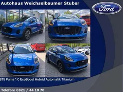 Blau Neu 2024 Ford Puma Titanium SUV | 24.900 € (Superpreis)