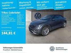 Grau Gebraucht 2024 VW T-Roc Cabriolet Style Cabrio | 26.480 € (Guter Preis)