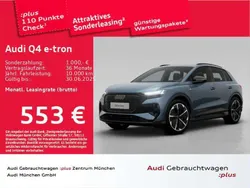 Geysirblau metallic Neu 2024 Audi Q4 e-tron S-Line SUV | 55.521 € (Fairer Preis)