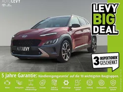 Pulse red / phantom black / mi Gebraucht 2022 Hyundai Kona Prime SUV | 26.998 € (Fairer Preis)