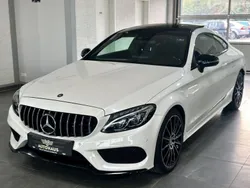 Diamantweiss designo Gebraucht 2017 Mercedes C200 AMG Coupé | 25.290 € (Teuer)