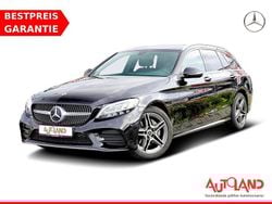 Schwarz Gebraucht 2019 Mercedes C200 AMG line Kombi | 24.990 € (Fairer Preis)