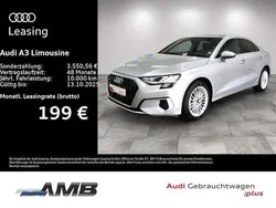 Florettsilber metallic Gebraucht 2024 Audi A3 Advanced Plus Limousine | 28.440 € (Superpreis)