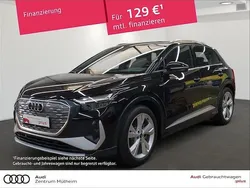 Mythosschwarz metallic Gebraucht 2022 Audi Q4 e-tron S-Line SUV | 30.850 € (Superpreis)