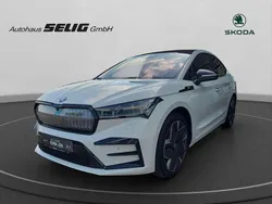 Moonweiß perleffekt Gebraucht 2022 Skoda Enyaq iV RS SUV | 39.990 € (Fairer Preis)
