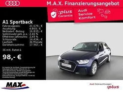 Navarrablau metallic Gebraucht 2024 Audi A1 Sportback Advanced Kleinwagen | 21.679 € (Guter Preis)