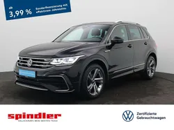 Deep black perleffekt Gebraucht 2021 VW Tiguan R-line SUV | 30.980 € (Guter Preis)