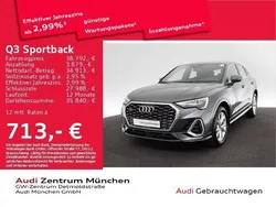 Daytonagrau perleffekt Gebraucht 2023 Audi Q3 Sportback S-Line SUV | 38.792 € (Guter Preis)