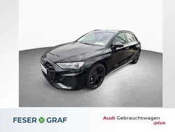 Mythosschwarz metallic Gebraucht 2024 Audi A3 S-Line Limousine | 34.890 € (Guter Preis)