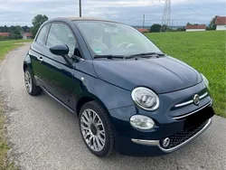 Blau Gebraucht 2017 Fiat 500C Lounge Cabrio | 10.900 € (Etwas zu teuer)