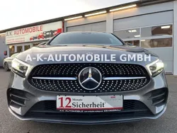 Grau Gebraucht 2021 Mercedes A180 AMG line Limousine | 27.499 € (Guter Preis)