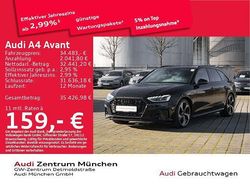 Mythosschwarz metallic Gebraucht 2023 Audi A4 S-Line Kombi | 34.483 € (Fairer Preis)