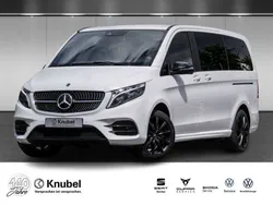 Weiss Gebraucht 2023 Mercedes V220 AMG line Van / Kleinbus | 61.990 € (Etwas zu teuer)