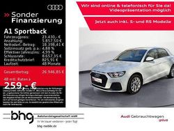 Weiß Gebraucht 2024 Audi A1 Sportback Advanced Kleinwagen | 23.430 € (Guter Preis)
