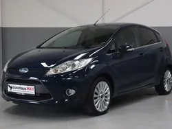Blau Gebraucht 2009 Ford Fiesta Titanium Kleinwagen | 7.490 € (Teuer)