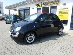Vesuvio schwarz / verdeck rot (metallic) Gebraucht 2014 Fiat 500C Lounge Cabrio | 9.800 € (Etwas zu teuer)