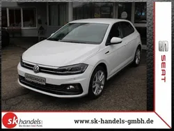 Weiß Gebraucht 2018 VW Polo R-line Edition Kleinwagen | 17.489 €
