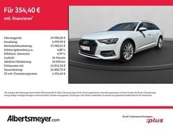 Gletscherweiß metallic Gebraucht 2020 Audi A6 Ambiente Kombi | 29.980 € (Superpreis)