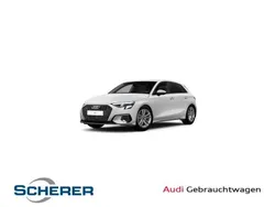 Weiß Gebraucht 2022 Audi A3 Sportback Advanced Plus Limousine | 33.888 € (Etwas zu teuer)