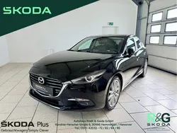 Schwarz Gebraucht 2017 Mazda 3 Sports-Line Kleinwagen | 13.790 € (Fairer Preis)
