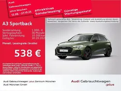 Distriktgrün metallic Neu 2025 Audi A3 Sportback e-tron S-Line Limousine | 47.301 € (Fairer Preis)