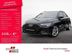 Schwarz Gebraucht 2024 Audi A3 Sportback Advanced Limousine | 31.880 € (Fairer Preis)