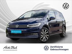 Blau (atlantik blue metallic) Gebraucht 2022 VW Touran Highline Van / Kleinbus | 37.980 € (Teuer)