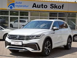 Pure white Gebraucht 2022 VW Tiguan Allspace R-line SUV | 39.900 € (Fairer Preis)