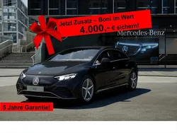Metalliclack obsidianschwarz (metallic) Gebraucht 2023 Mercedes EQE350 AMG Limousine | 46.449 € (Fairer Preis)