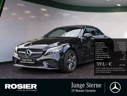 Schwarz Gebraucht 2020 Mercedes C180 AMG Cabrio | 38.450 € (Teuer)