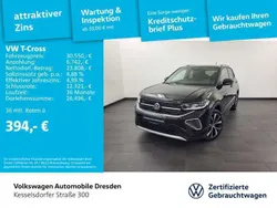 Deep black perleffekt Gebraucht 2024 VW T-Cross R-line SUV | 30.550 € (Teuer)