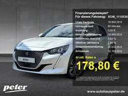 Met. perlmutt weiß Gebraucht 2021 Peugeot e-208 Allure Kleinwagen | 16.840 € (Fairer Preis)