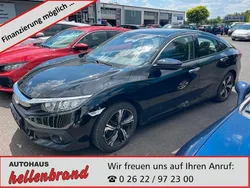 Schwarz Gebraucht 2017 Honda Civic Elegance Limousine | 18.990 € (Fairer Preis)