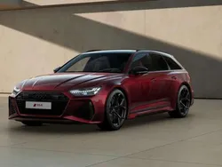 Rot (grenadinerot metallic) Neu 2025 Audi RS6 Performance Kombi | 156.846 € (Fairer Preis)