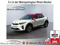 Rud) schneeweiss/rot (weiss Gebraucht 2021 Kia Stonic Vision SUV | 20.389 € (Etwas zu teuer)