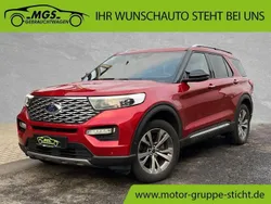 Lucidrot Gebraucht 2021 Ford Explorer Platinum SUV | 43.990 € (Guter Preis)
