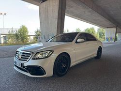 Weiß Gebraucht 2018 Mercedes S63 AMG AMG Limousine | 86.990 € (Etwas zu teuer)