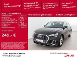 Mythosschwarz metallic Gebraucht 2024 Audi Q3 S-Line SUV | 37.500 € (Guter Preis)